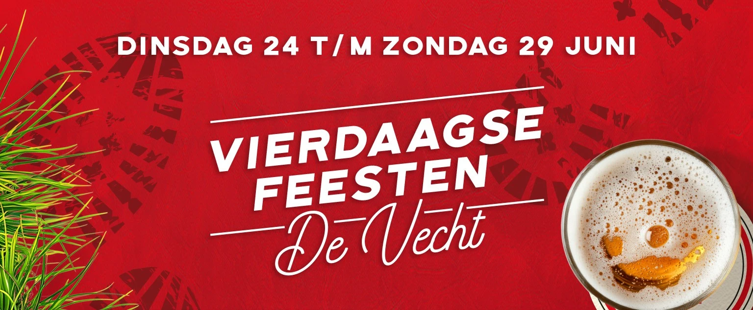 Banner Vierdaagsefeesten De Vecht